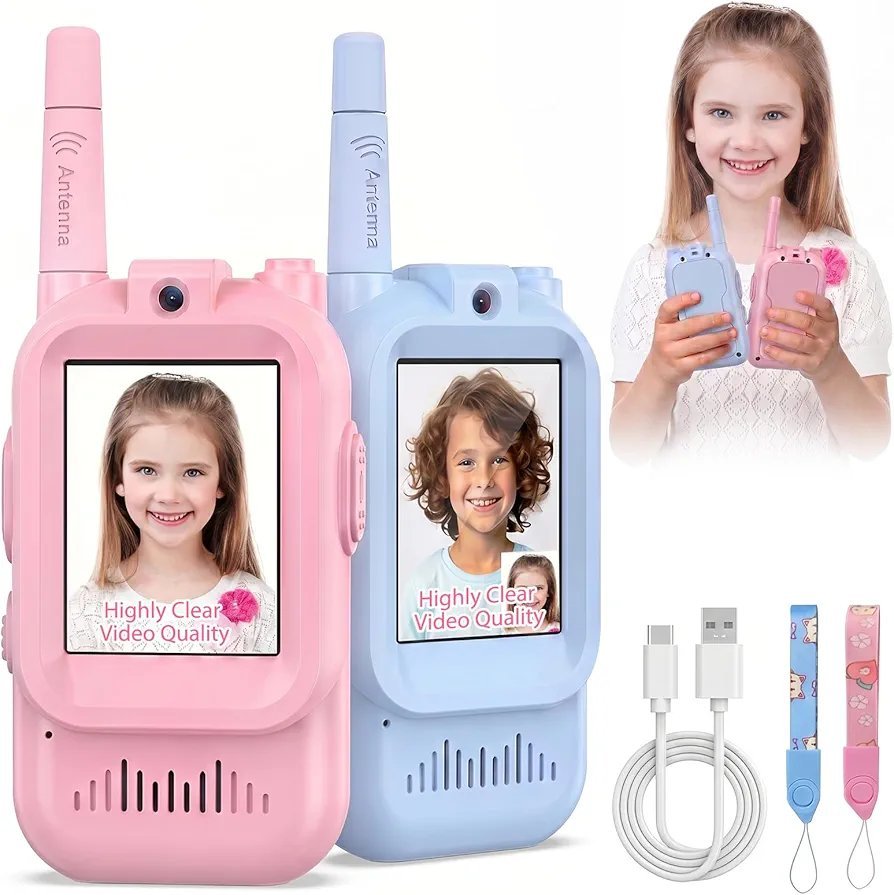 Kids Video Walkie Talkie with Camera Screen & Two Way Communication - Image 2