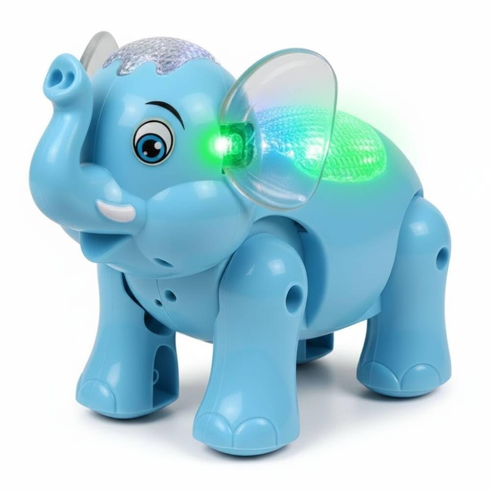 KABY Clever Elephant Walking Toy for Kids – Battery Operated Elephant with Lights, Music & Smooth Walking Movement | KABY-880-3 - Image 2