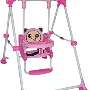 Baby Swing Jumper with Canopy | Infant Baby Swing with Music & Activity Tray, Footrest | Toddler Bouncer Swing Chair for Kids
