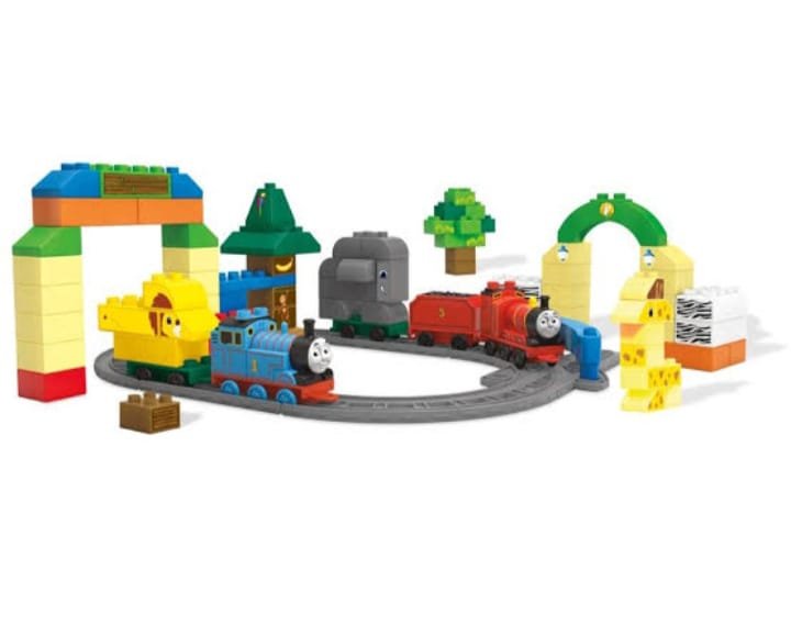 Thomas & Friends Buildings Blocks Set - 87-Piece Educational DIY Train Track, Station, and Construction Toy - Image 3