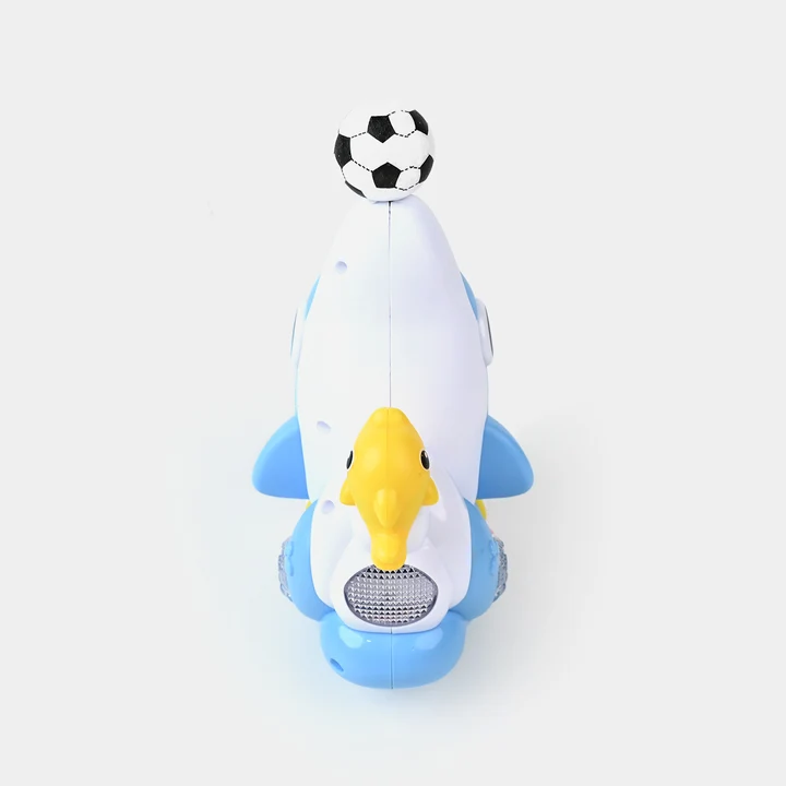Dolphin Concert Musical Toy with Balancing Soccer Ball, Flashing Lights, and Bump-and-Go Action – Interactive Toddler Toy - Image 3