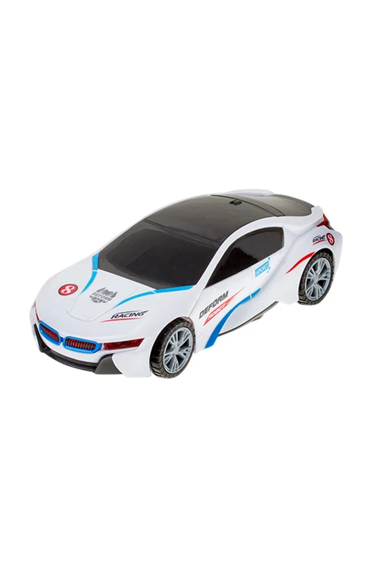 Battery Operated Robot Transforming Car Toy for Kids – 2-in-1 Deform Robot & Sports Racing Car with Lights, Music & Transformation | Ages 3+ - Image 3