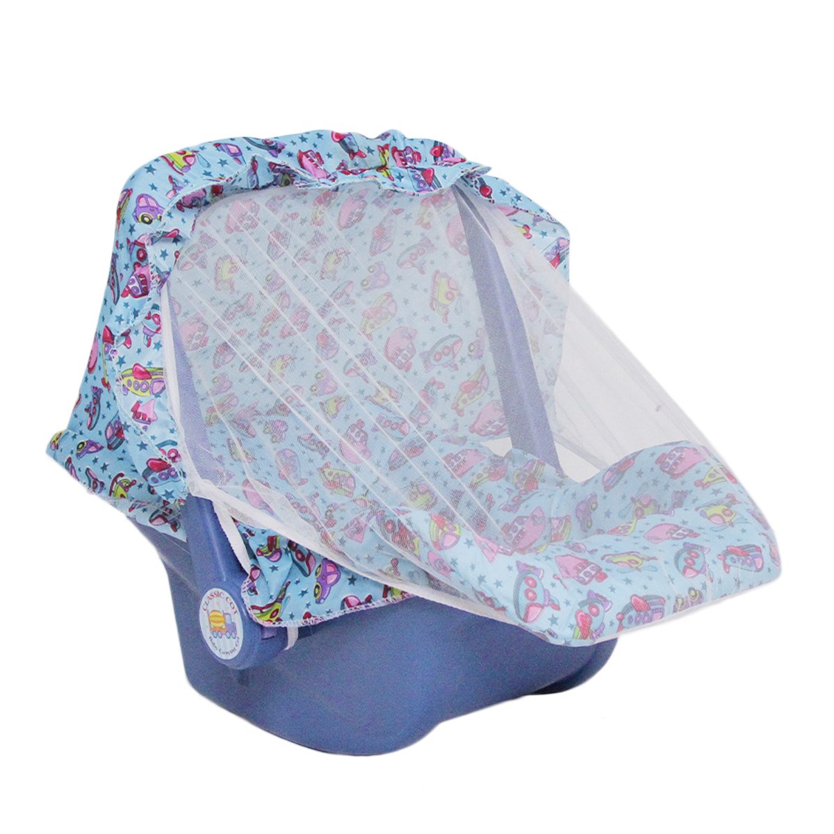 Classic Multi-Use Baby Carry Cot & Car Seat with Safety Mosquito Net | Newborn Portable Rocker, Sleeping Carrier & Feeding Chair with Storage - Image 3