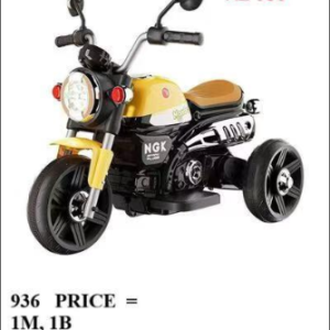 Kids Electric Ride-On Motorcycle XZ-936 with 3 Wheels, MP3 Music & LED Headlight – 1M/1B