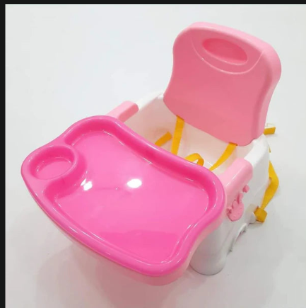 Baby Booster Seat with Tray | Portable Feeding & Dining Chair for Kids | Adjustable Safety Seat - Image 2