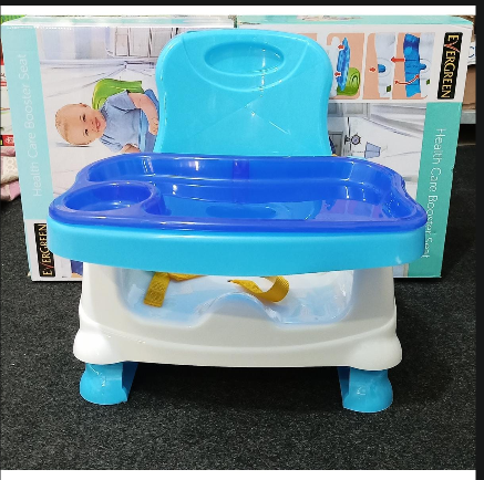 Baby Booster Seat with Tray | Portable Feeding & Dining Chair for Kids | Adjustable Safety Seat